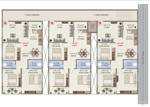  jewel Jewel Cluster Plan from ground to 4th Floor