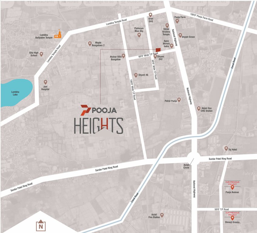  heights Location Plan