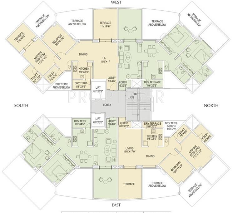 swiss county Tower B Cluster Plan