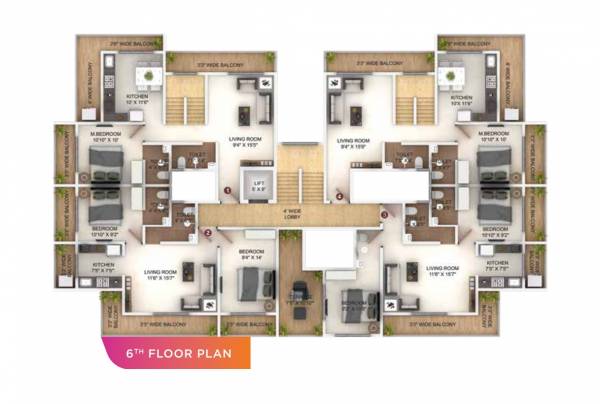  vishwajeet-heritage Vishwajeet Heritage Cluster Plan