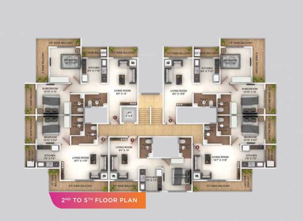  vishwajeet-heritage Vishwajeet Heritage Cluster Plan