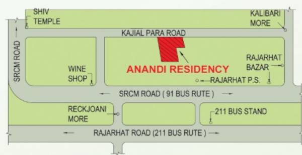  anandi-residency Location Plan