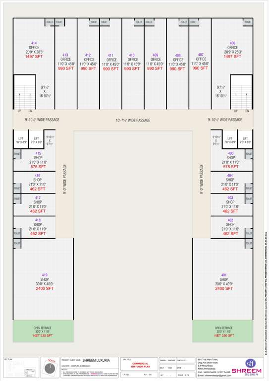  shreem luxuria I Cluster Plan
