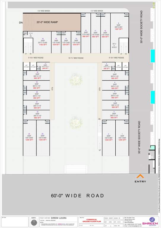  shreem luxuria K Cluster Plan