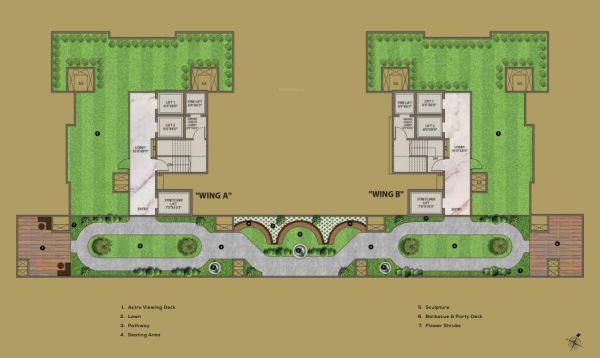  24-karat A Wing Cluster Plan