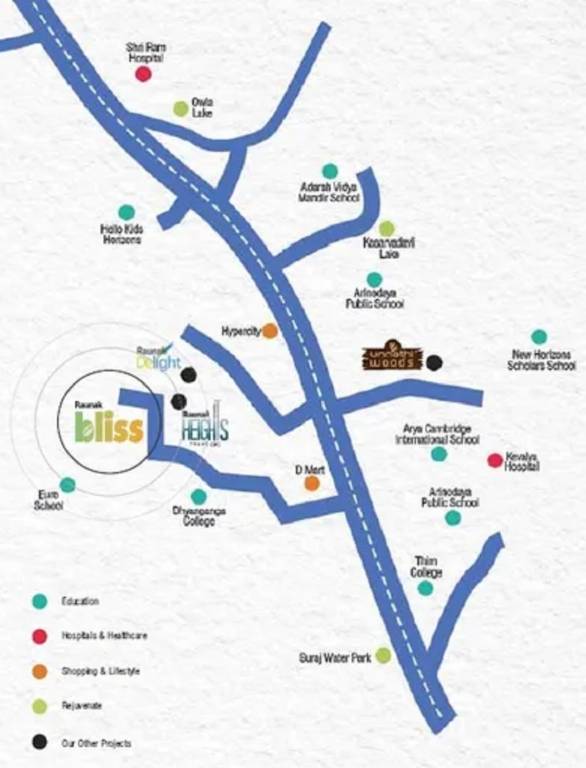  raunak bliss b4 Location Plan