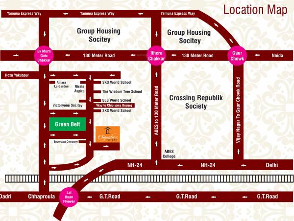  signature-villas Location Plan