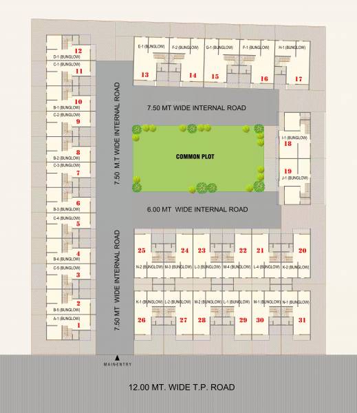  rainbow-villas Layout Plan