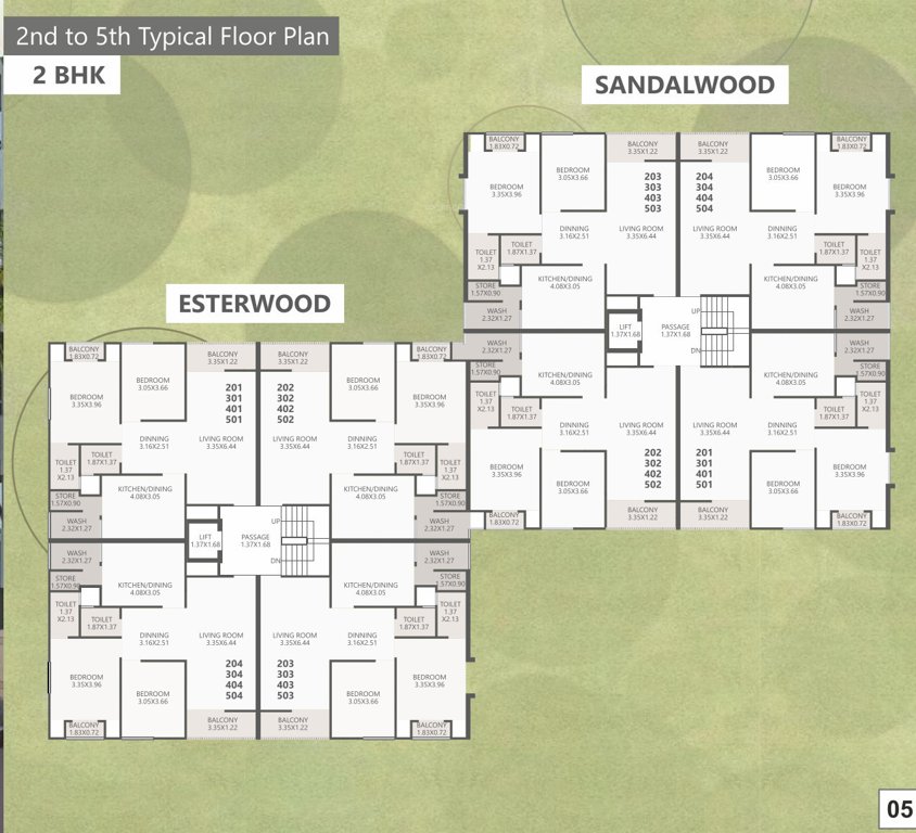  parkwoods tower m Tower M Cluster Plan from 2nd to 5th Floor