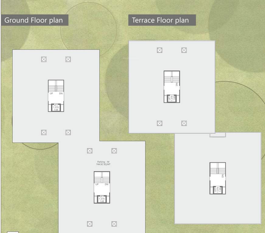  parkwoods tower m Tower M Ground And Terrace Floor Cluster Plan