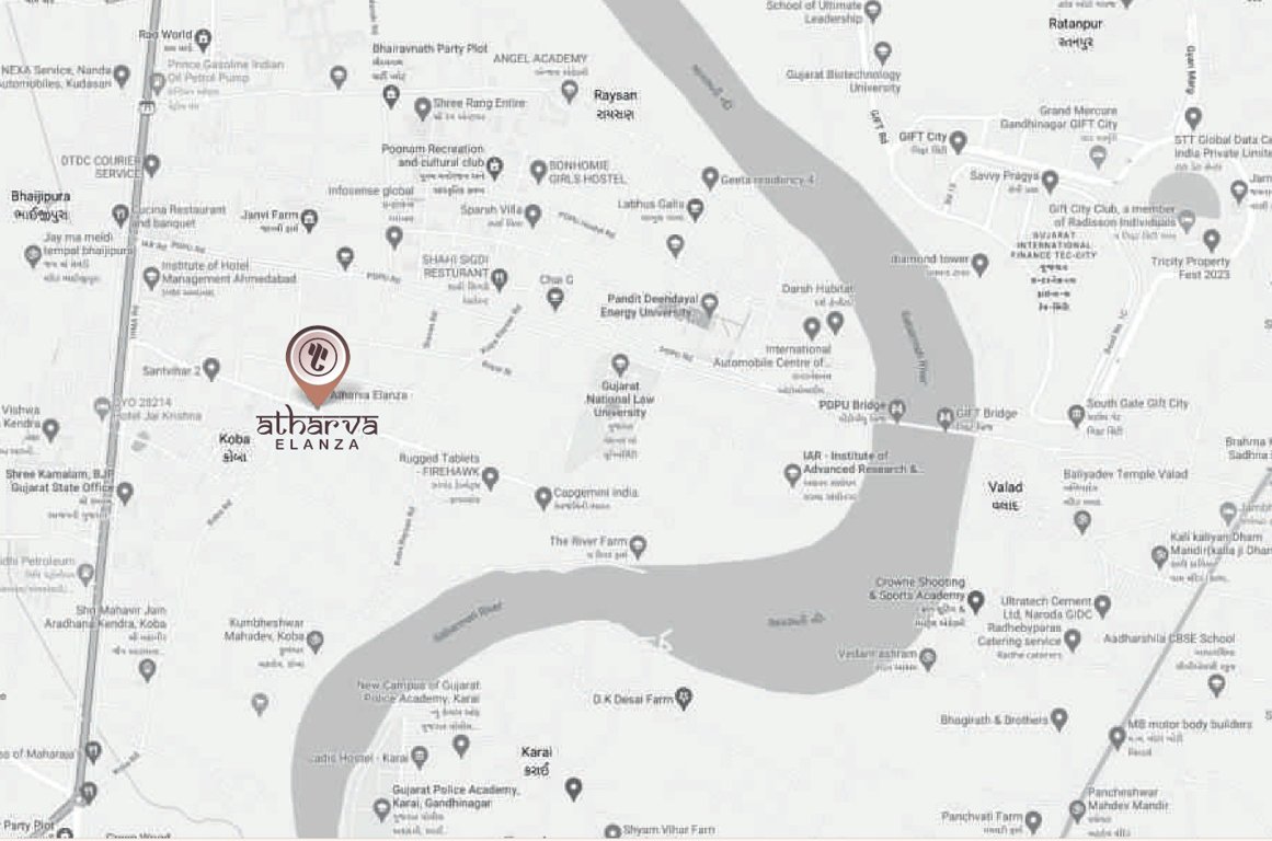  atharva elanza Location Plan