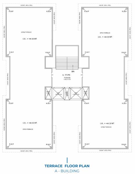  sky-elanza Block AAnd Block B  TERRACE Cluster Plan