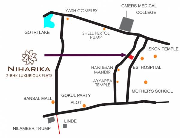  niharika-park-apartment-chsl Location Plan