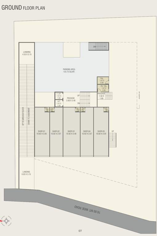 signature residency Signature Residency Cluster Plan for ground Floor
