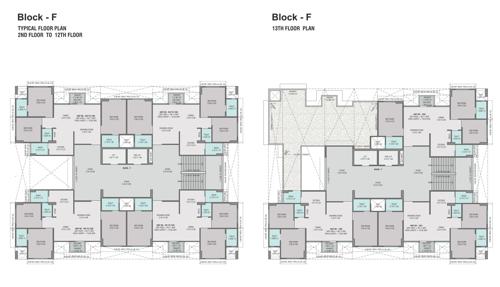  festival-o2 Block F Cluster Plan from 2nd to 13th Floor