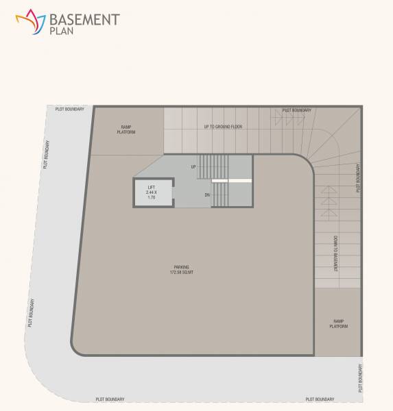  keshav-complex Keshav Complex Basement Floor Cluster Plan