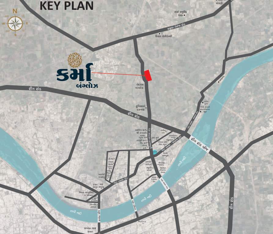  karma bungalows Location Plan