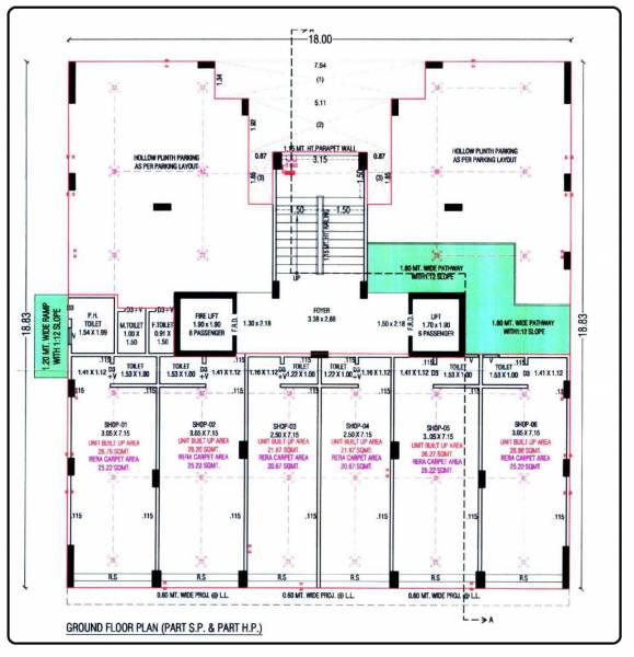  shivam-elegance Shivam Elegance Ground Floor Cluster Plan