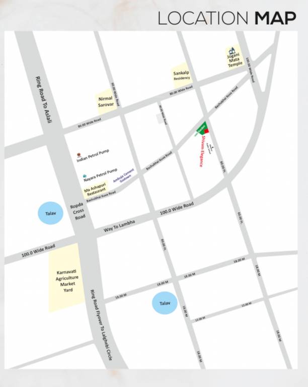  shivam elegance Location Plan