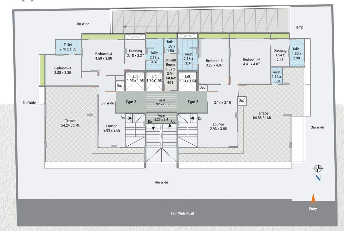  sindur sattva Sindur Sattva Cluster Plan for 7th Floor
