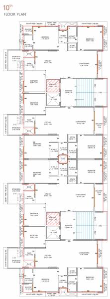  avkash-1 A And B Cluster Plan For 10th Floor
