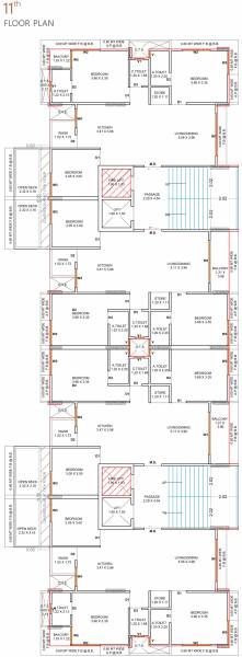  avkash-1 A And B Cluster Plan For 11th Floor