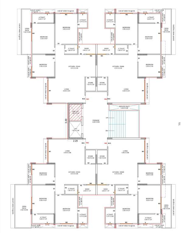  avkash 2 Avkash 2 Cluster Plan for 10th Floor