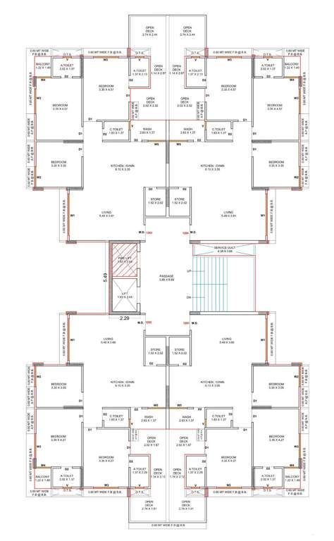  avkash 2 Avkash 2 Cluster Plan for 12th Floor