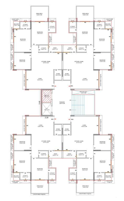  avkash 2 Avkash 2 Cluster Plan for 8th Floor