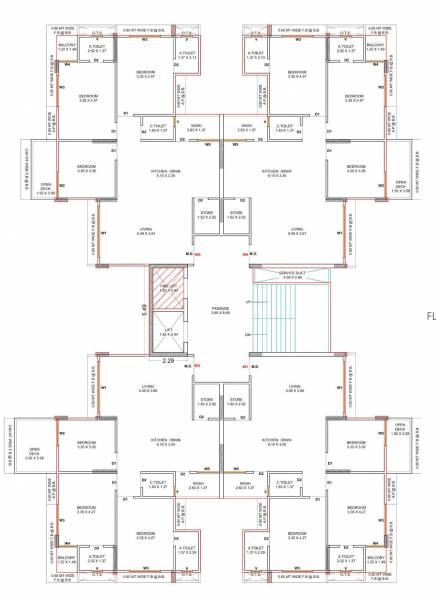 Avkash 2 Cluster Plan for 9th Floor avkash-2 Avkash 2 Cluster Plan for 9th Floor