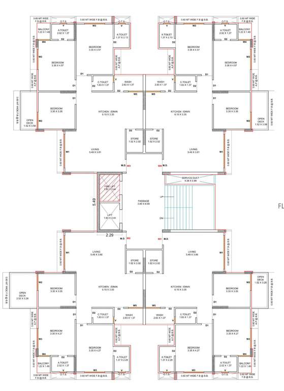  avkash 2 Avkash 2 Cluster Plan for 9th Floor