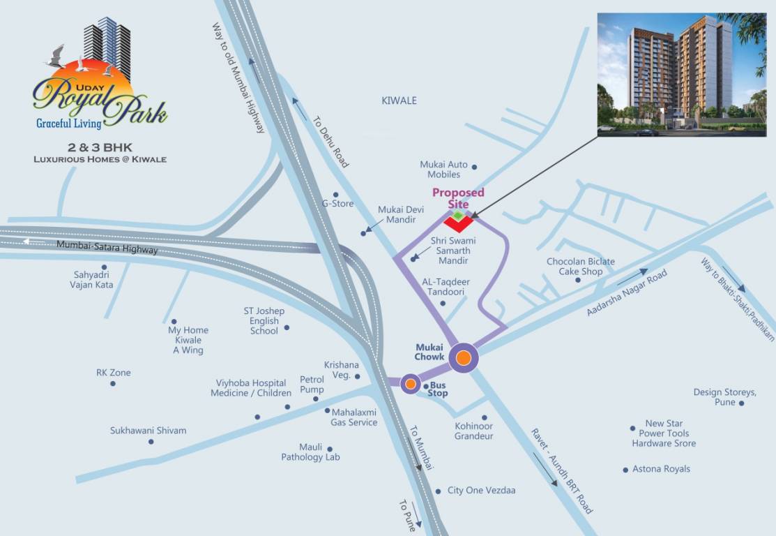  uday royal park Location Plan
