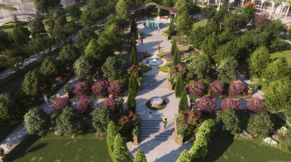 valencia tower gh 17 Landscape Garden and Tree Planting