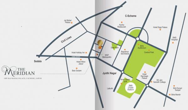  the-meridien Location Plan