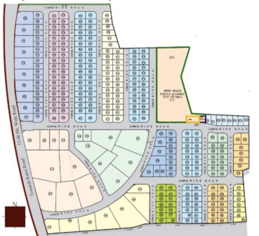  dera greens 2 Layout Plan
