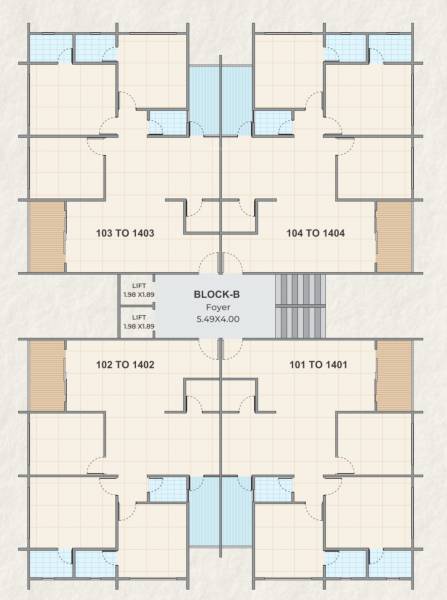  fortune-empire Block B Cluster Plan