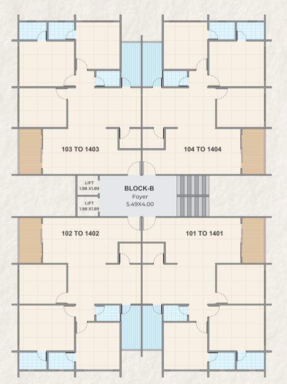  fortune empire Block B Cluster Plan