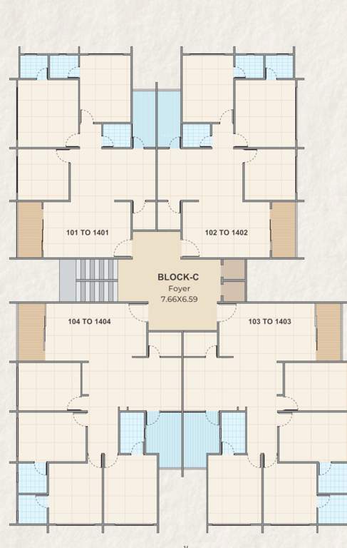  fortune empire Block C Cluster Plan