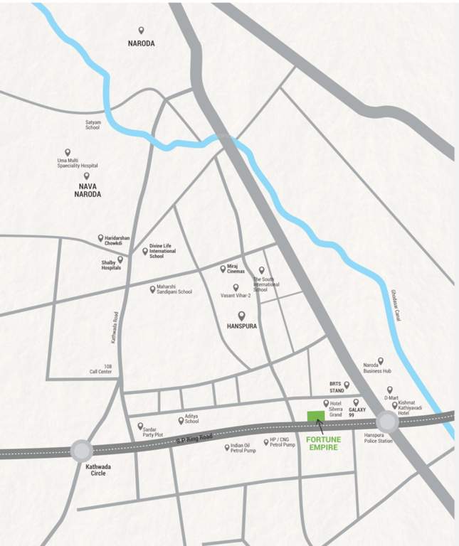  fortune empire Location Plan