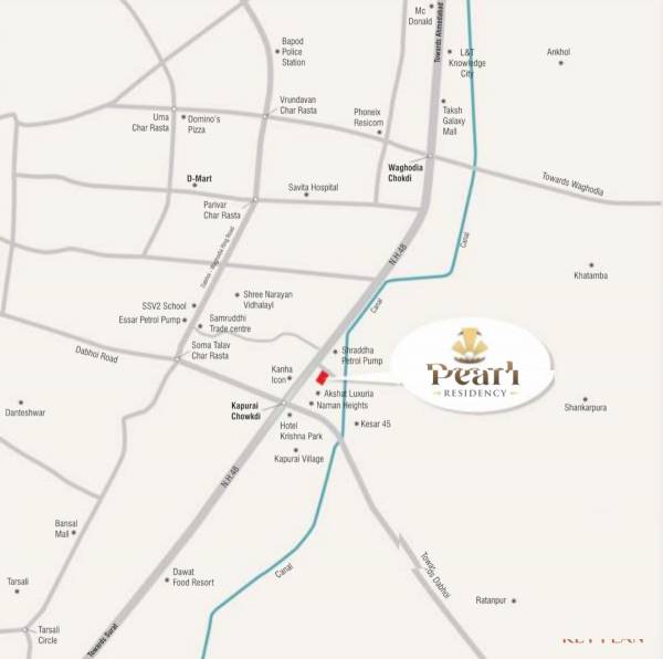  pearl-residency Location Plan