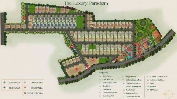  life-on-the-green Layout Plan
