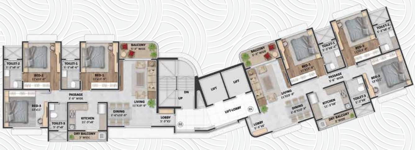  nava geeta Plot A Wing A Cluster Plan
