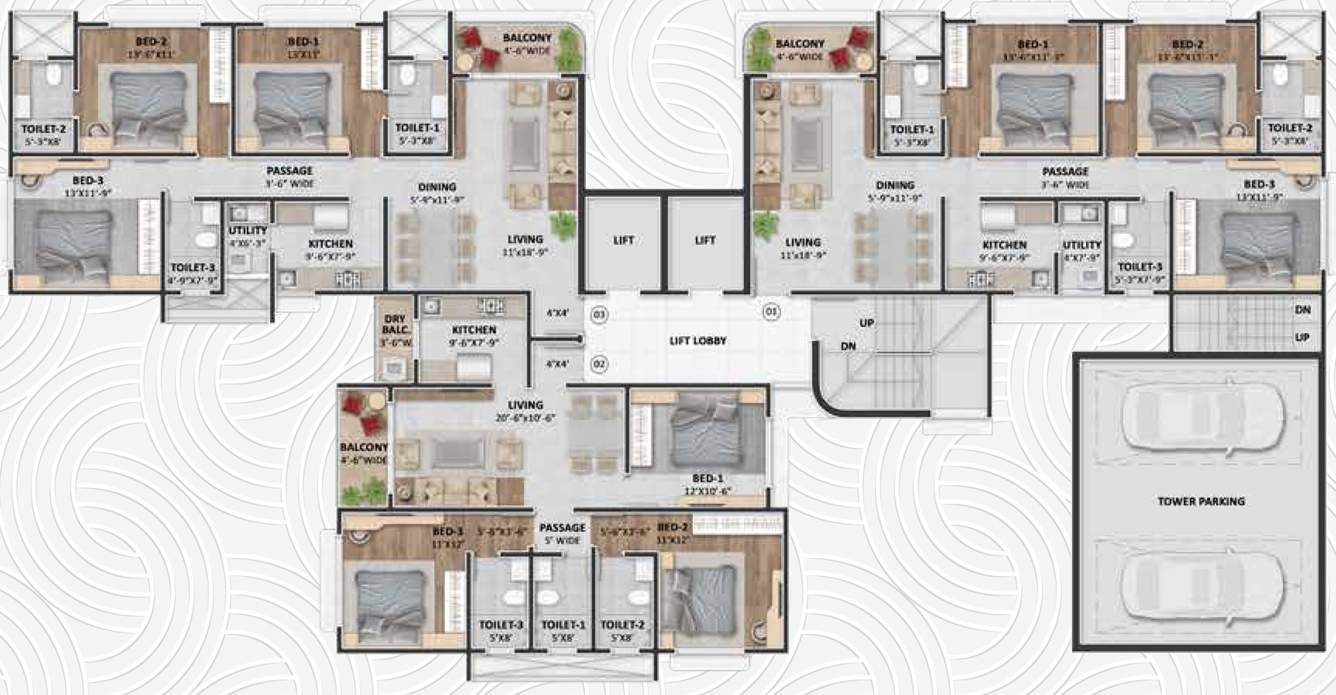  nava geeta Plot A Wing B Cluster Plan