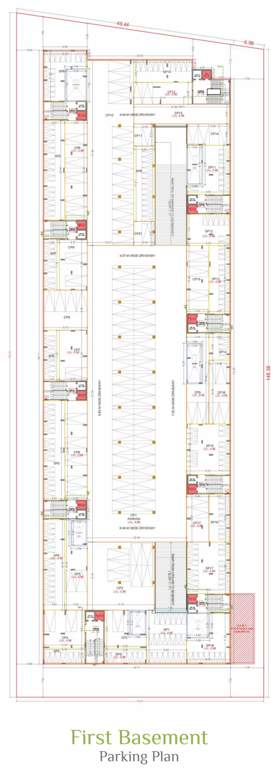  the signature A To J First Basement Cluster Plan