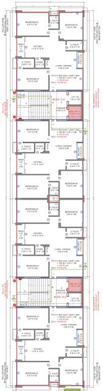  the signature B, C, D, E Typical Cluster Plan