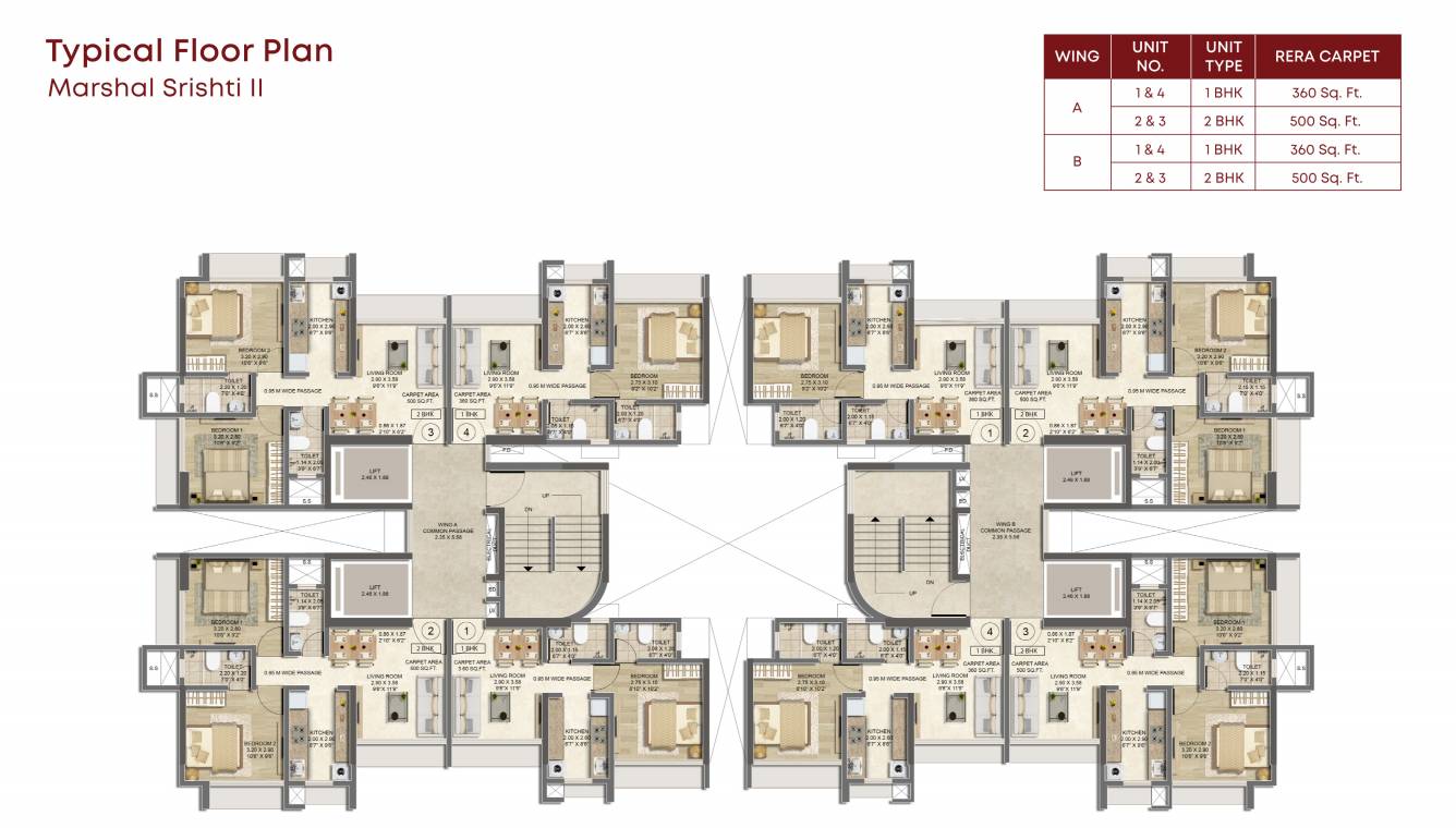  srishti ii Srishti II Wing A Cluster Plan
