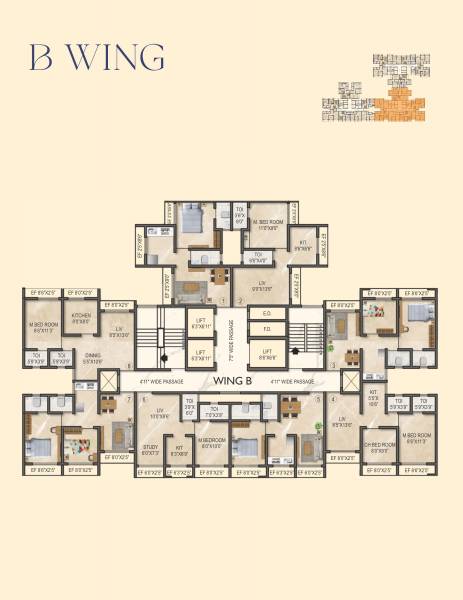 horizon B Wing Cluster Plan