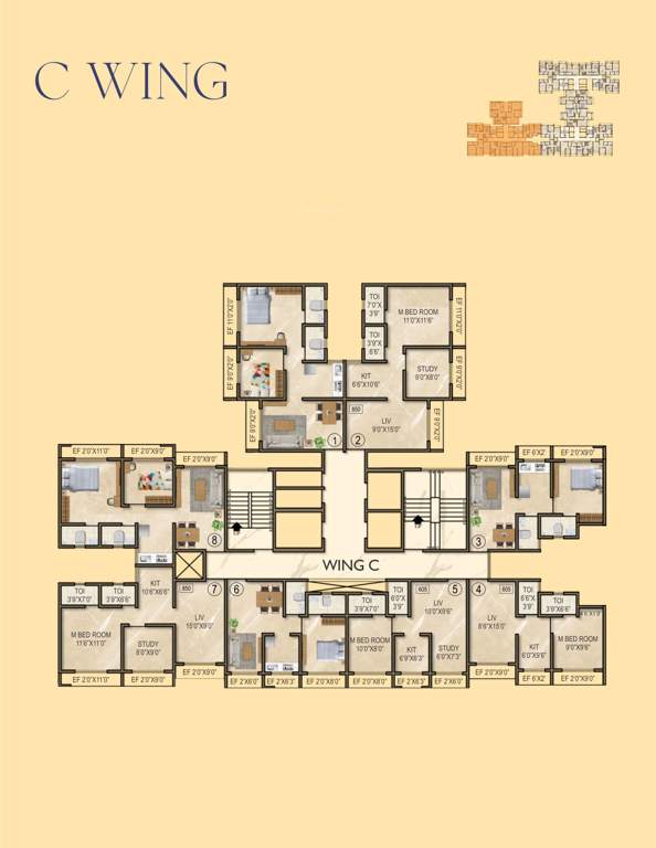  horizon C Wing Cluster Plan