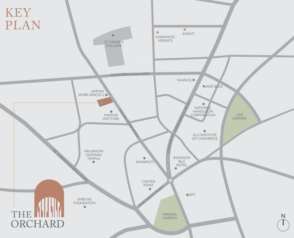  the orchard Location Plan