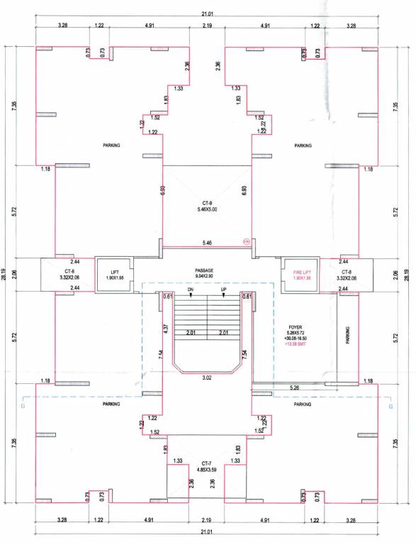  amaya Cluster Plan For Ground Floor Tower G And H